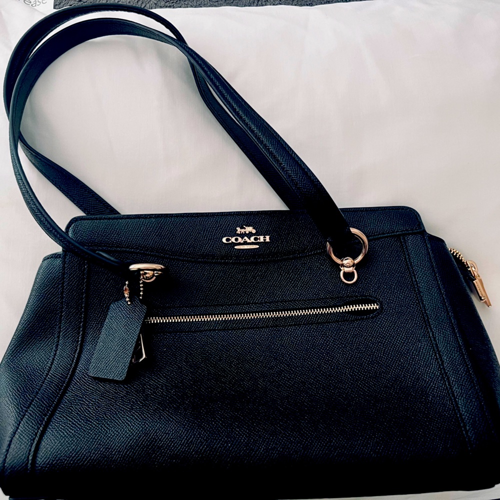 Like New Black Coach Purse